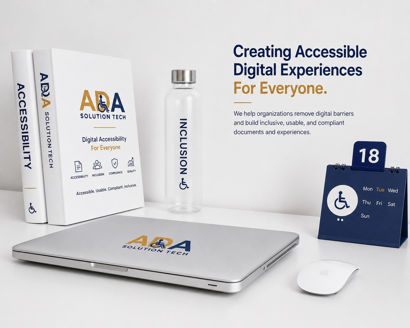 ADA Solution Tech team reviewing accessibility findings in a collaborative workspace